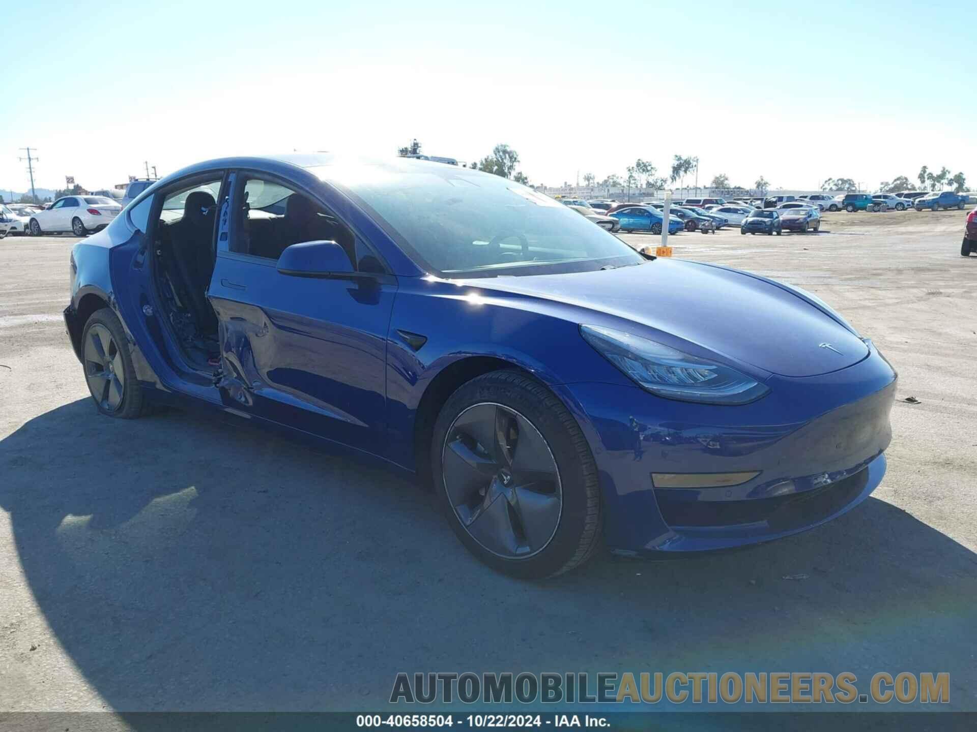 5YJ3E1EA1MF921513 TESLA MODEL 3 2021