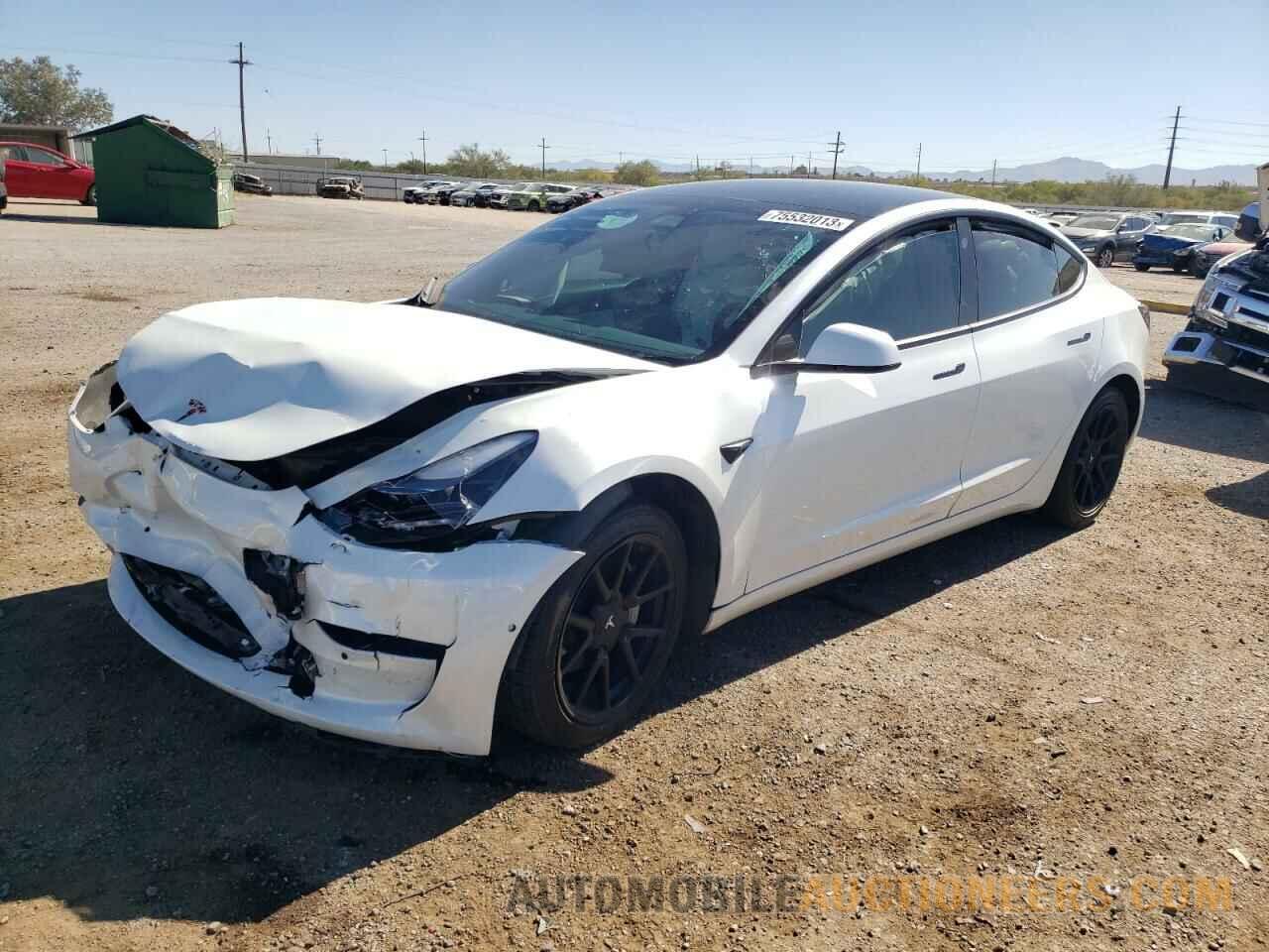 5YJ3E1EA1MF928896 TESLA MODEL 3 2021