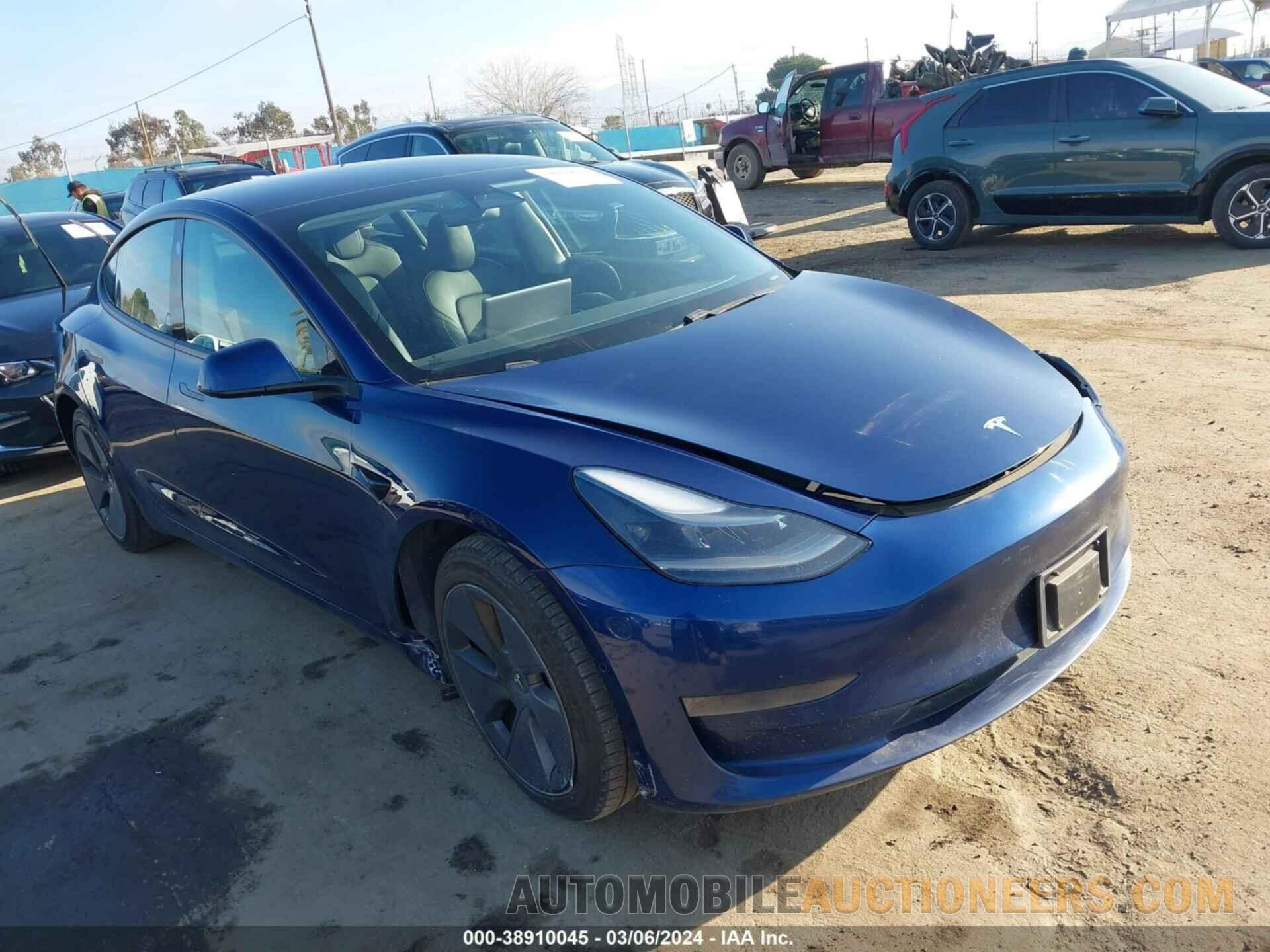 5YJ3E1EA1MF939459 TESLA MODEL 3 2021