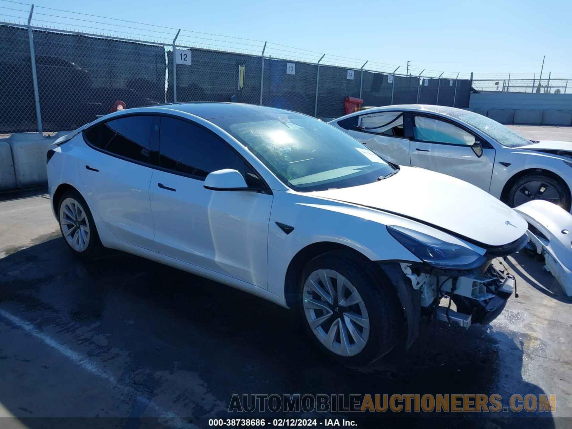 5YJ3E1EA1MF978102 TESLA MODEL 3 2021