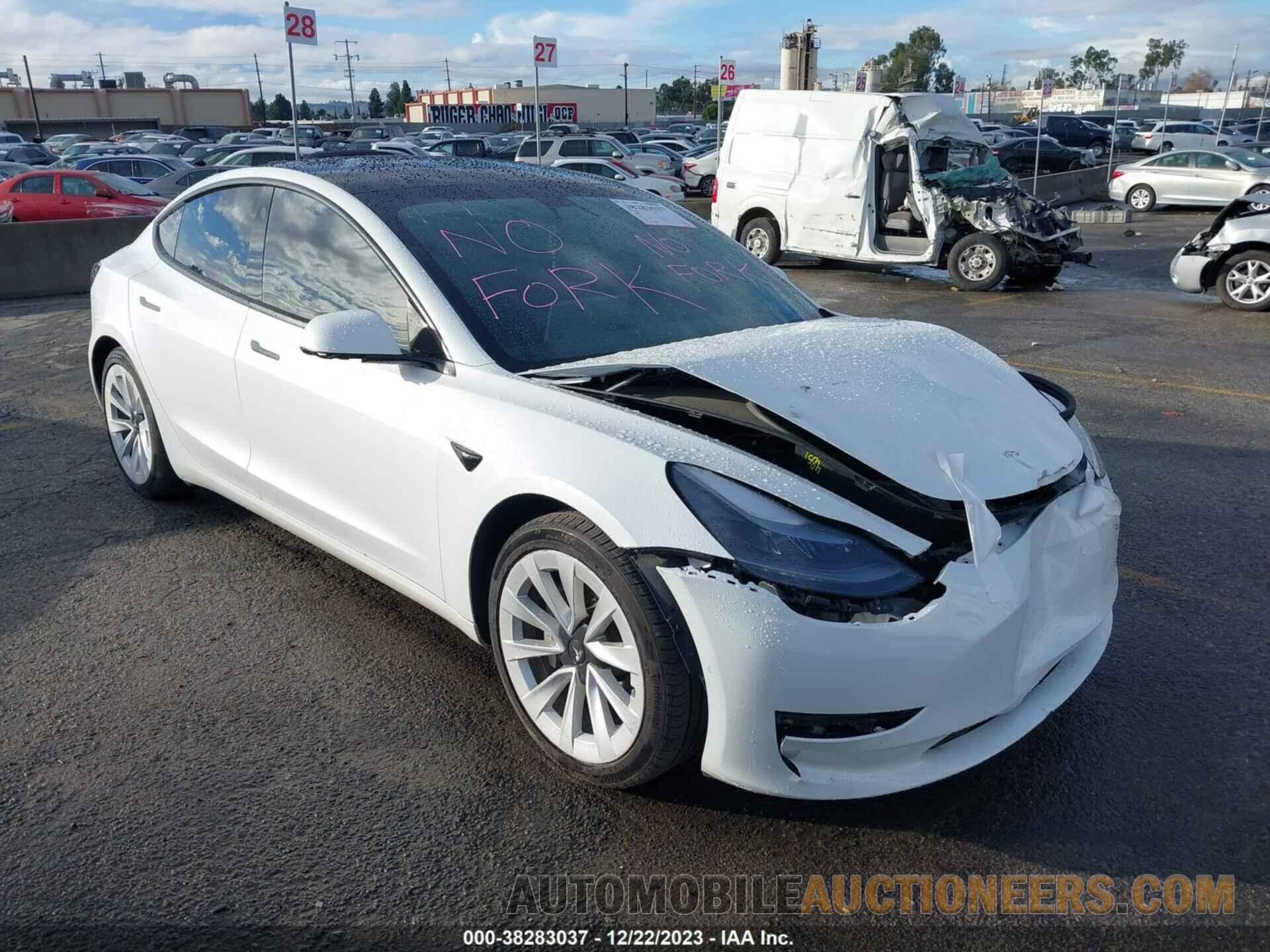 5YJ3E1EA1MF982702 TESLA MODEL 3 2021