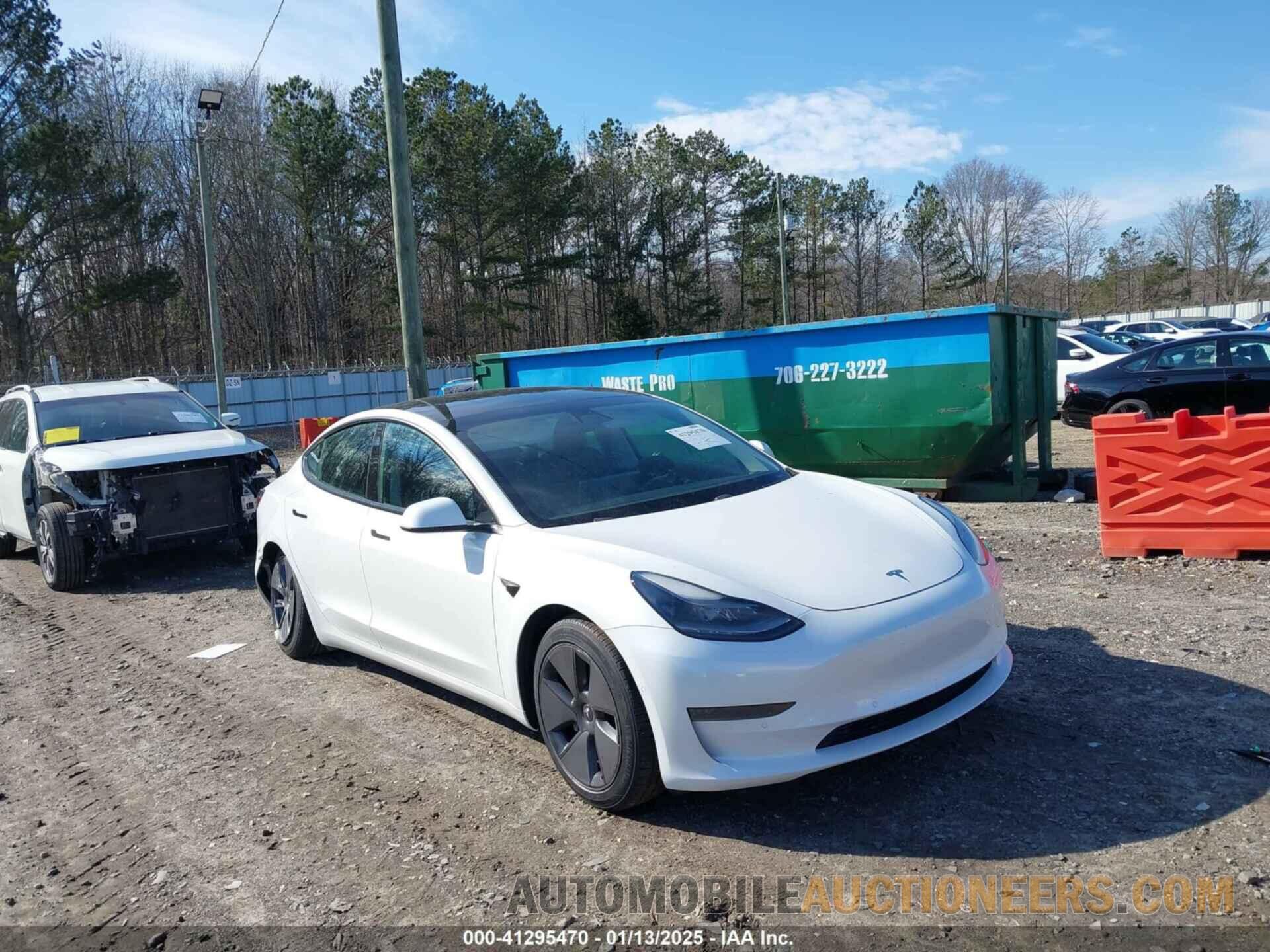 5YJ3E1EA1MF994803 TESLA MODEL 3 2021