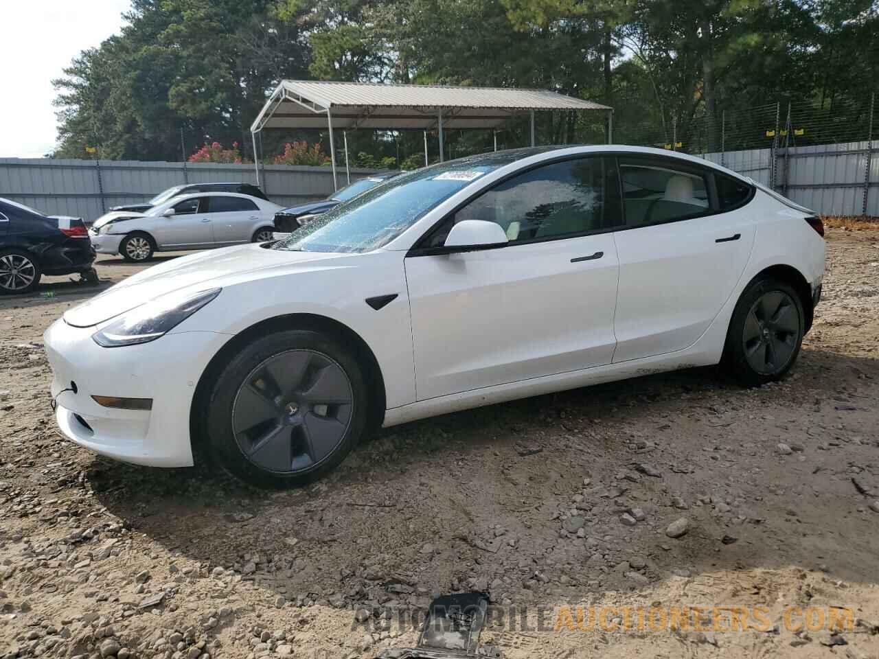 5YJ3E1EA1NF104124 TESLA MODEL 3 2022