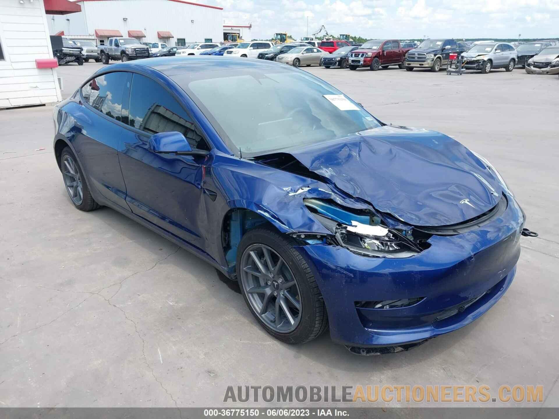 5YJ3E1EA1NF107136 TESLA MODEL 3 2022