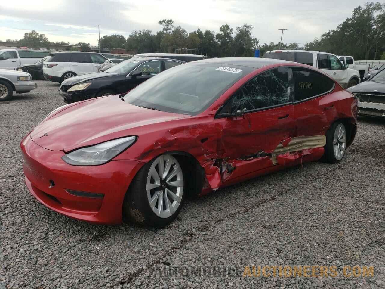 5YJ3E1EA1NF144140 TESLA MODEL 3 2022