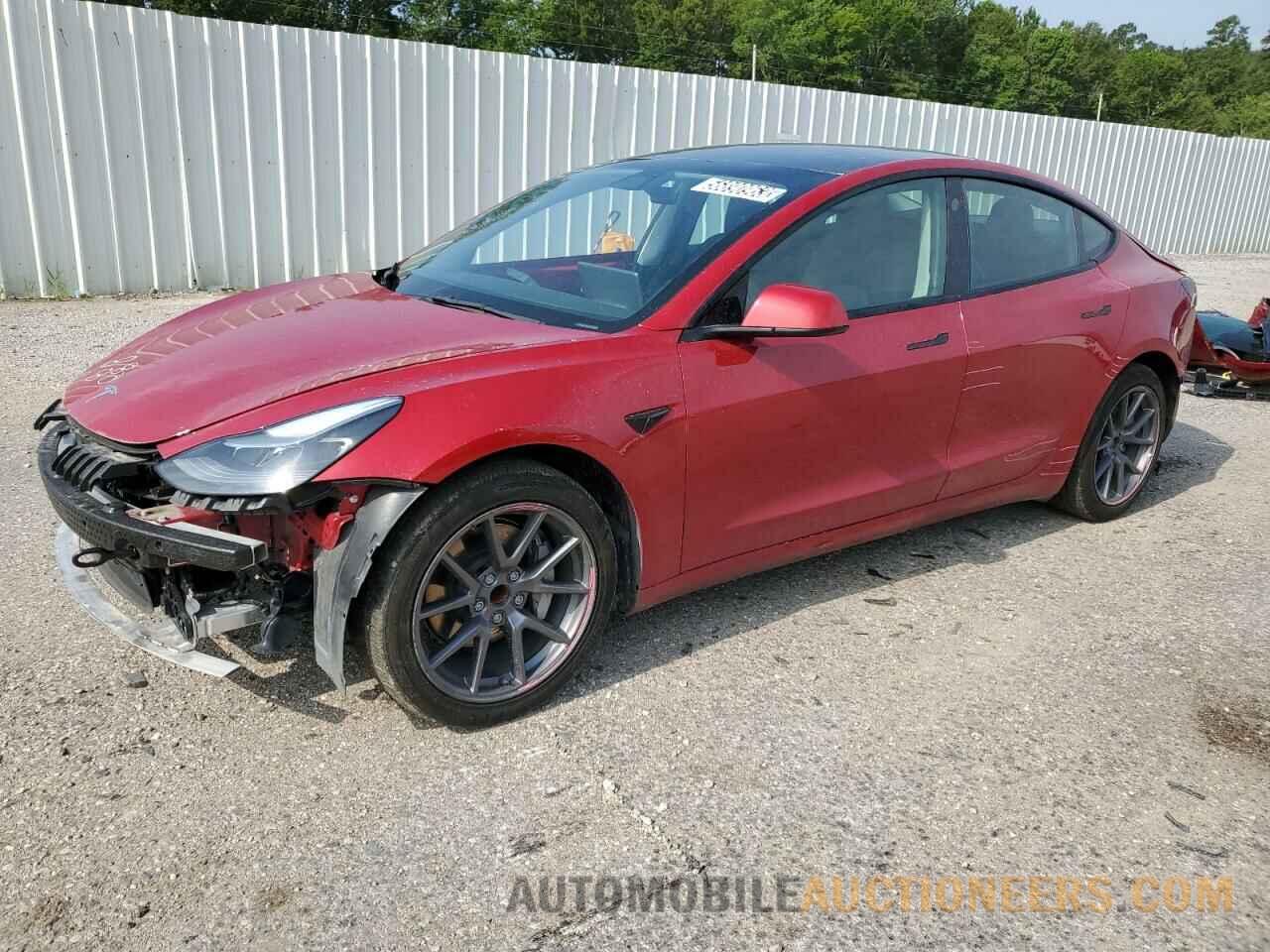 5YJ3E1EA1NF185254 TESLA MODEL 3 2022