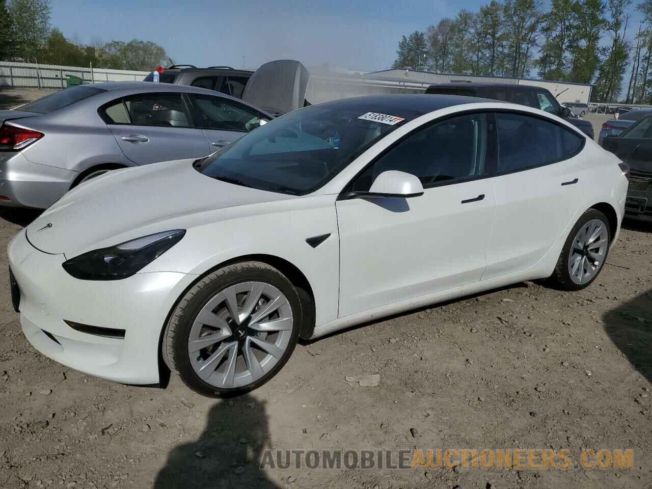 5YJ3E1EA1NF185402 TESLA MODEL 3 2022