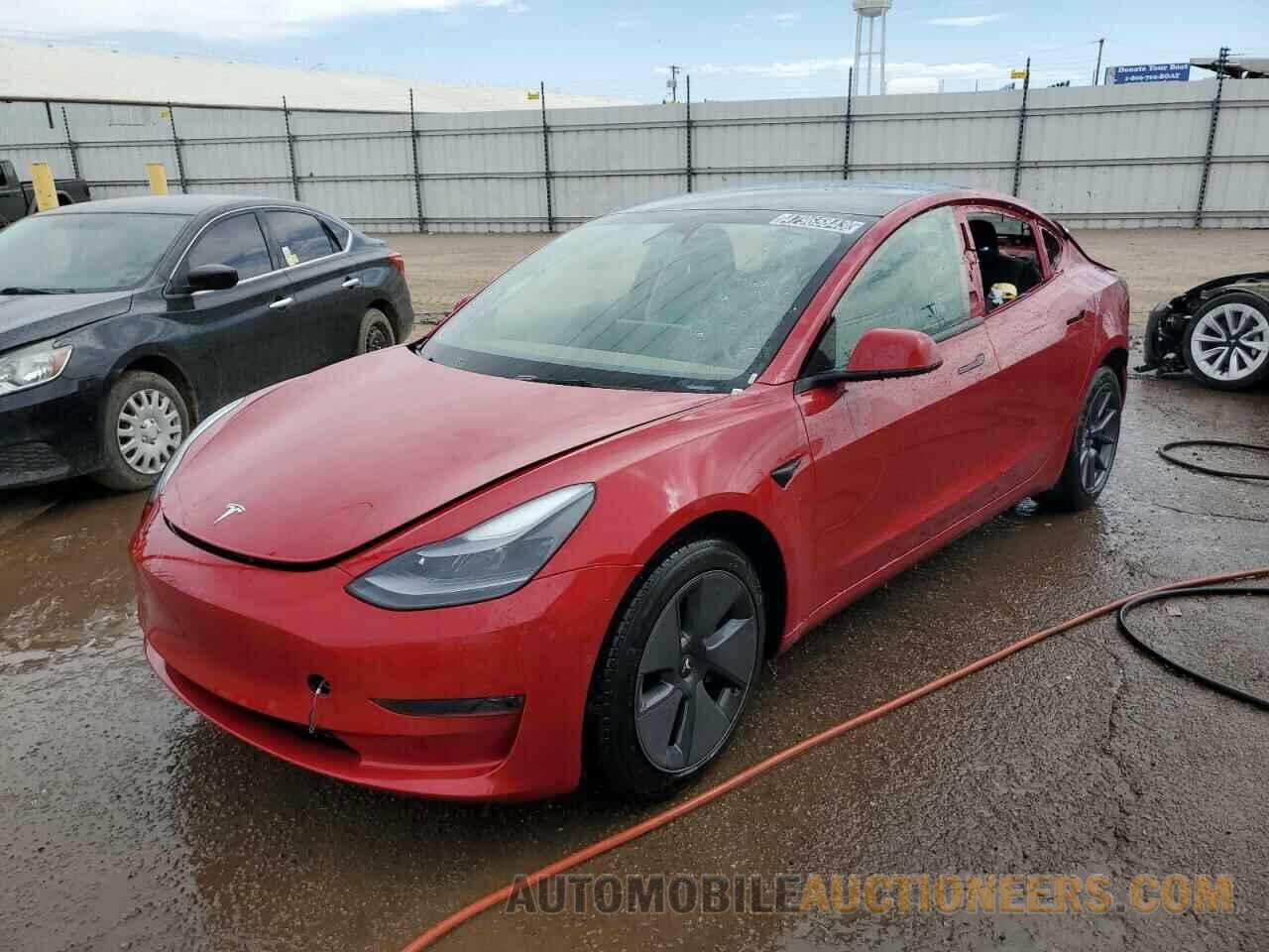 5YJ3E1EA1NF187179 TESLA MODEL 3 2022