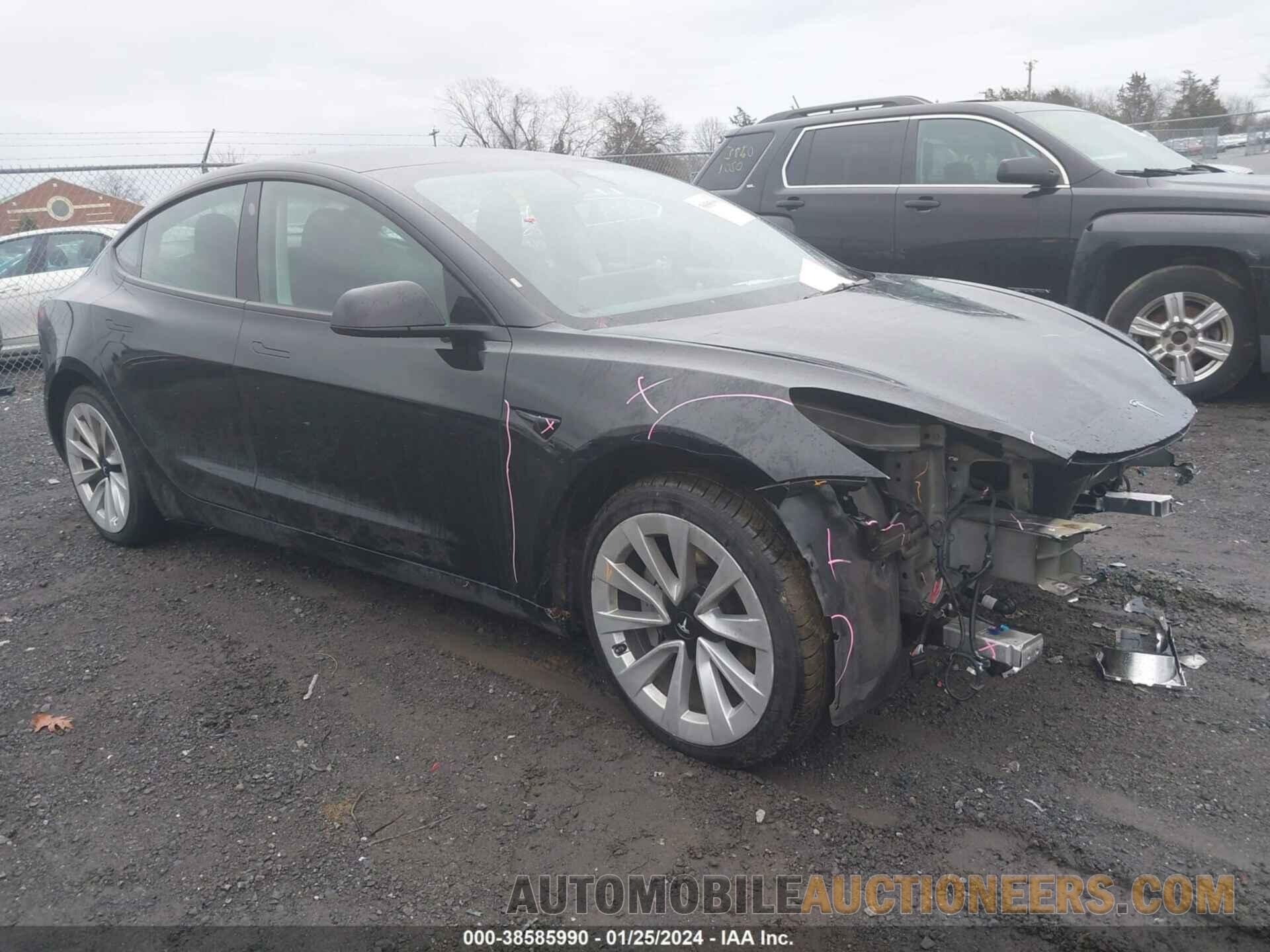 5YJ3E1EA1NF188624 TESLA MODEL 3 2022