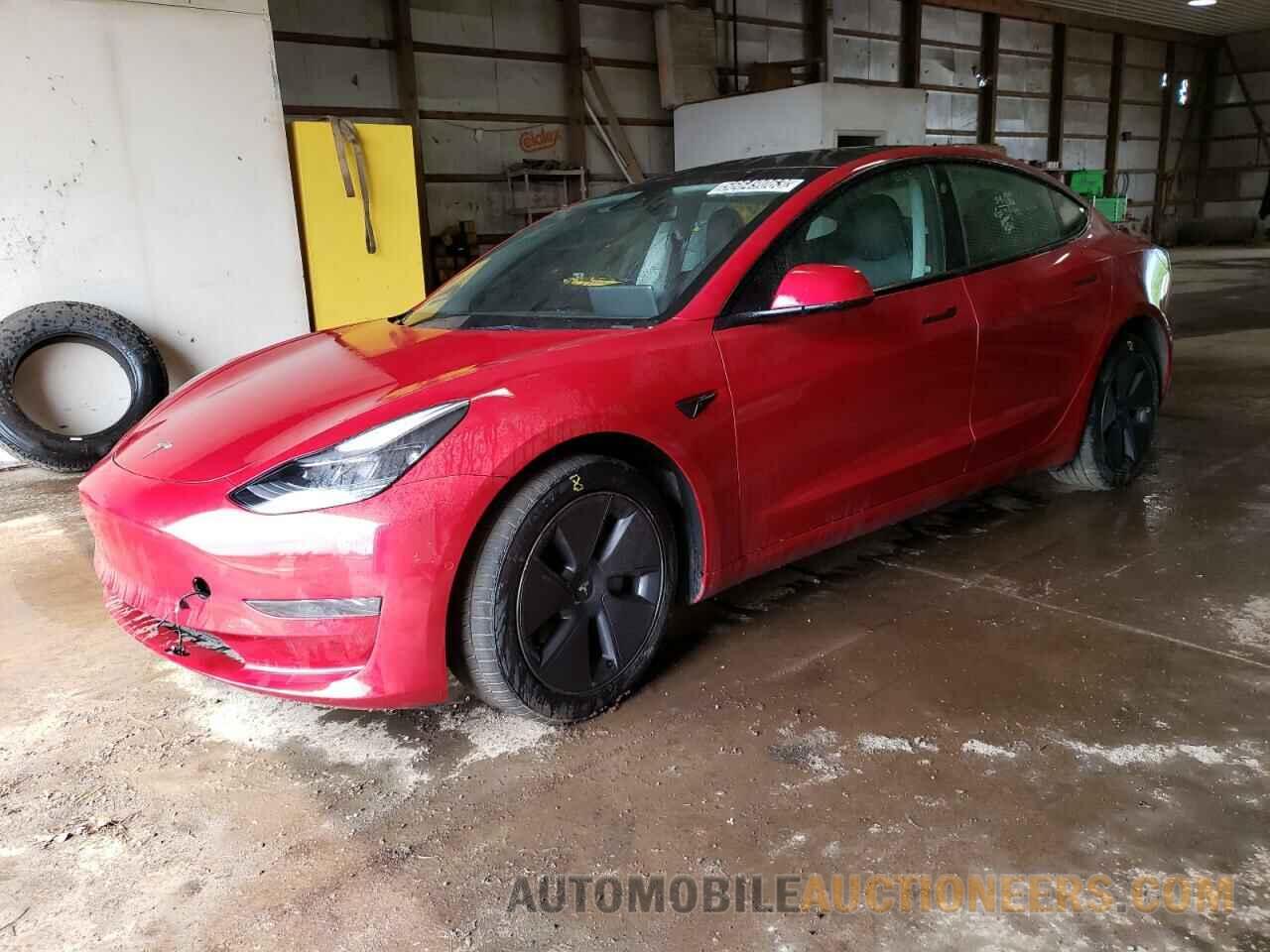 5YJ3E1EA1NF188803 TESLA MODEL 3 2022