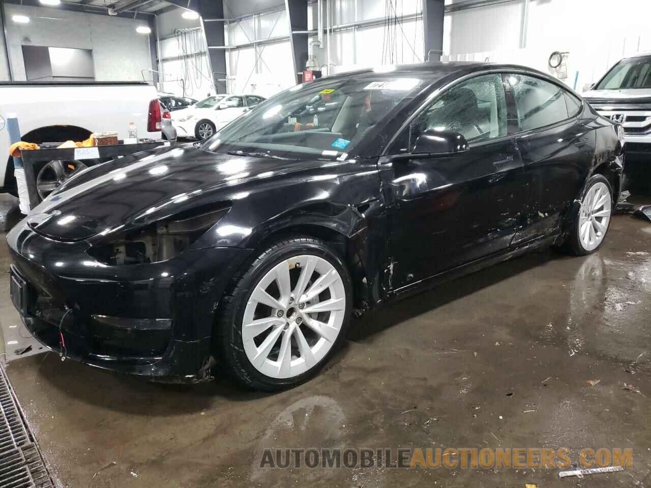 5YJ3E1EA1NF189255 TESLA MODEL 3 2022