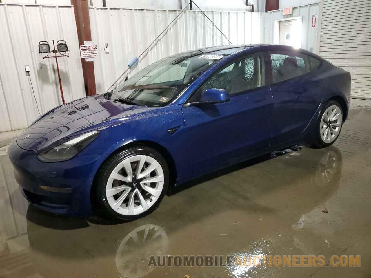 5YJ3E1EA1NF189675 TESLA MODEL 3 2022