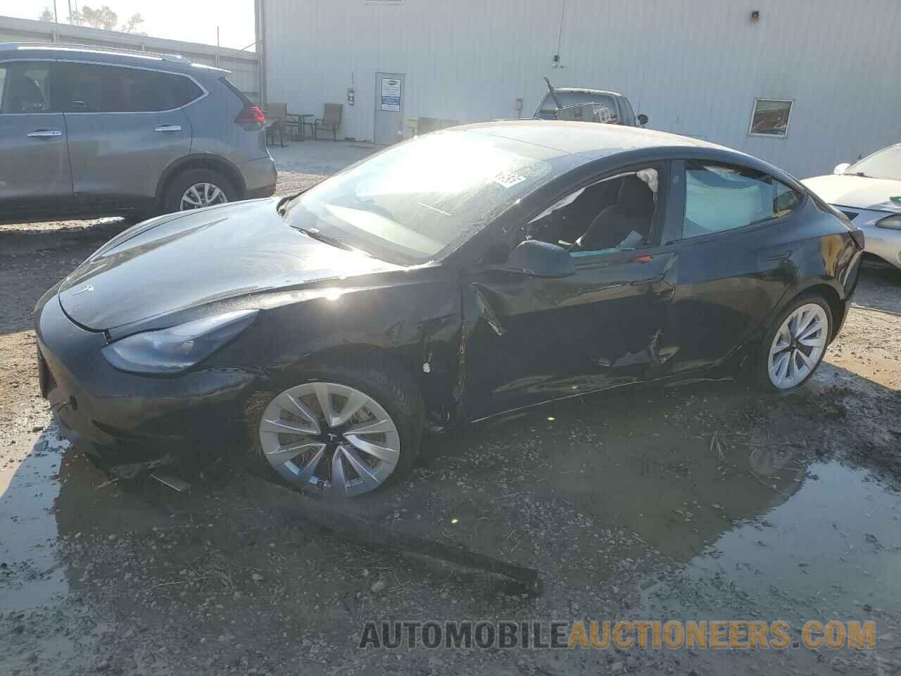 5YJ3E1EA1NF191748 TESLA MODEL 3 2022