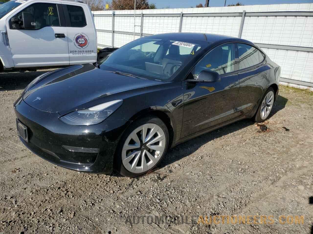 5YJ3E1EA1NF191751 TESLA MODEL 3 2022