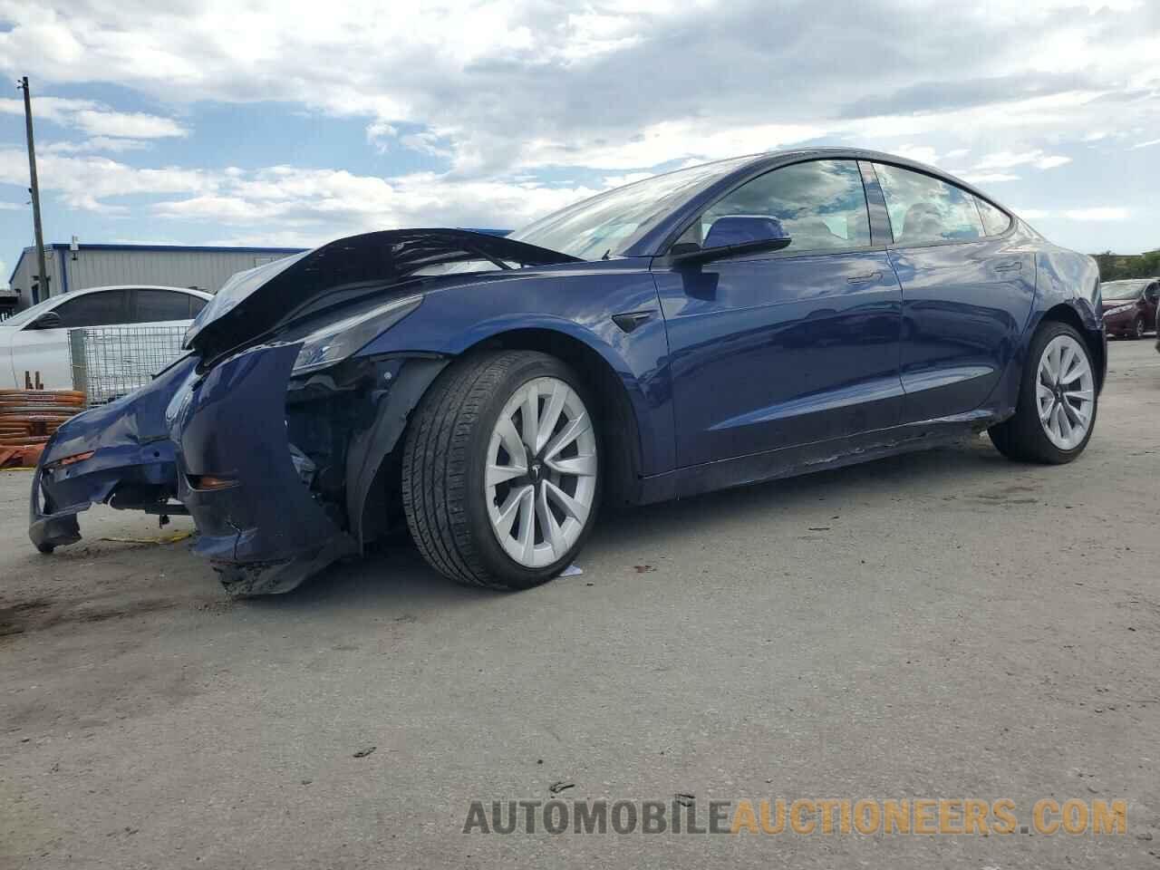 5YJ3E1EA1NF192088 TESLA MODEL 3 2022