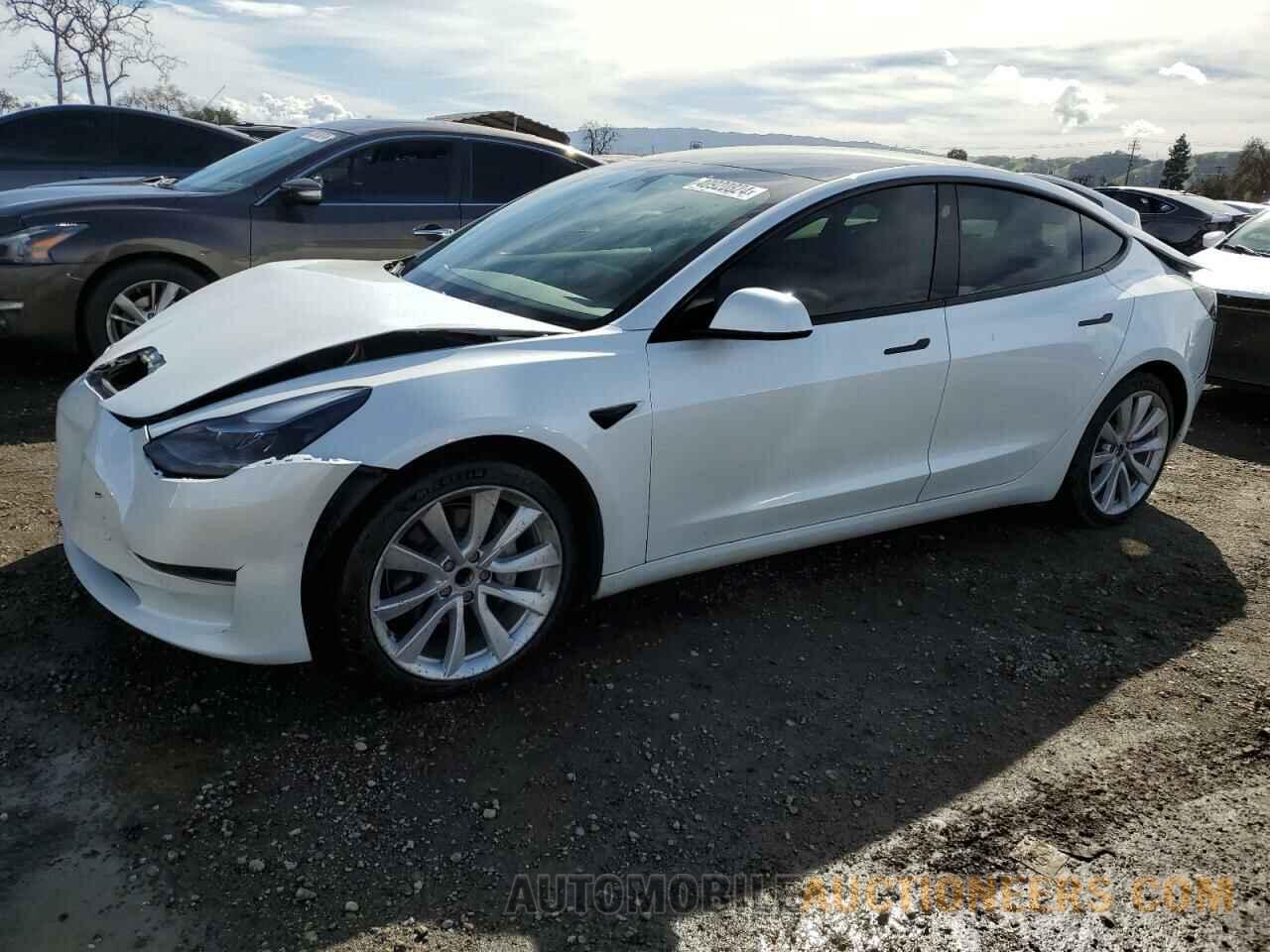 5YJ3E1EA1NF202859 TESLA MODEL 3 2022