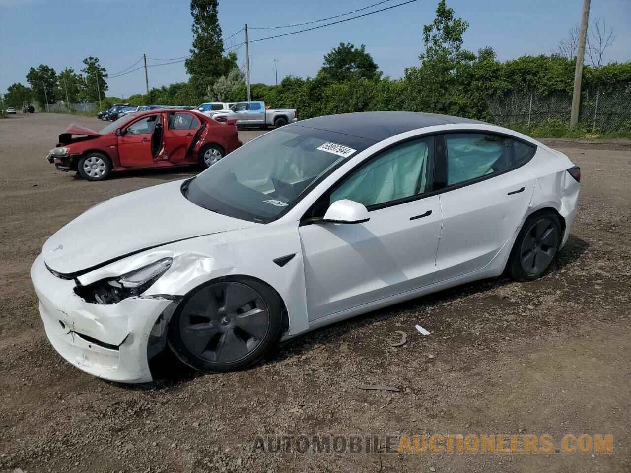 5YJ3E1EA1NF240768 TESLA MODEL 3 2022