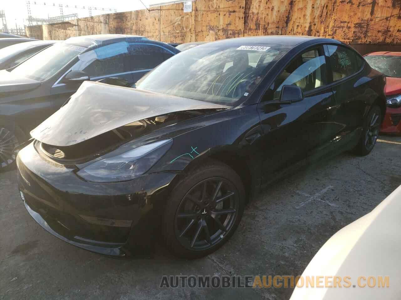 5YJ3E1EA1NF286200 TESLA MODEL 3 2022