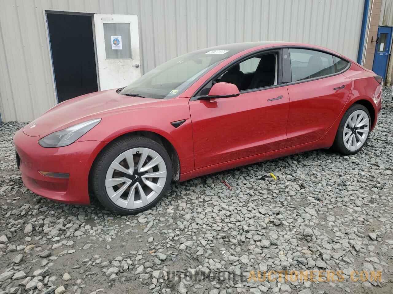 5YJ3E1EA1NF290764 TESLA MODEL 3 2022