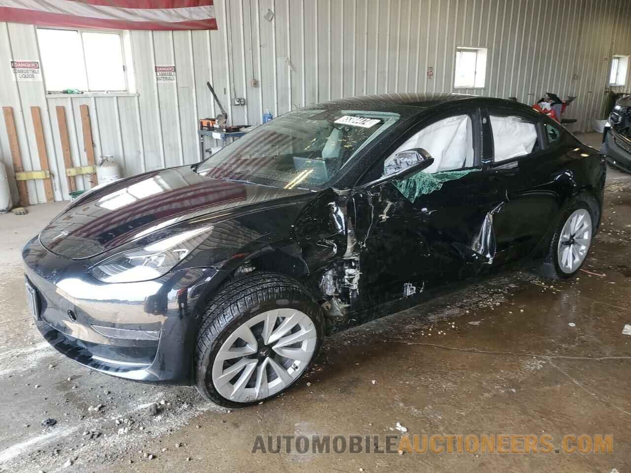 5YJ3E1EA1NF290893 TESLA MODEL 3 2022