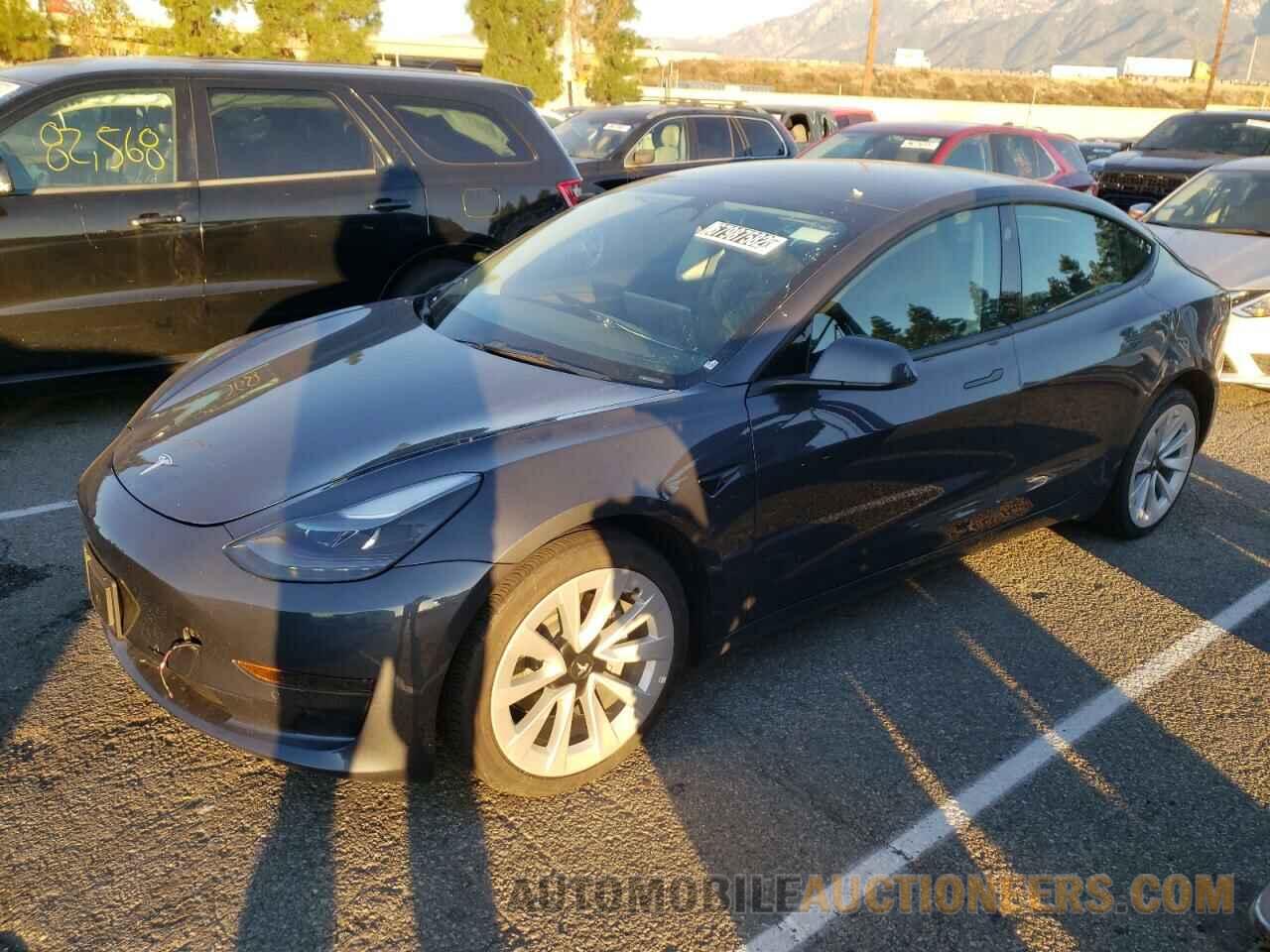 5YJ3E1EA1NF304016 TESLA MODEL 3 2022