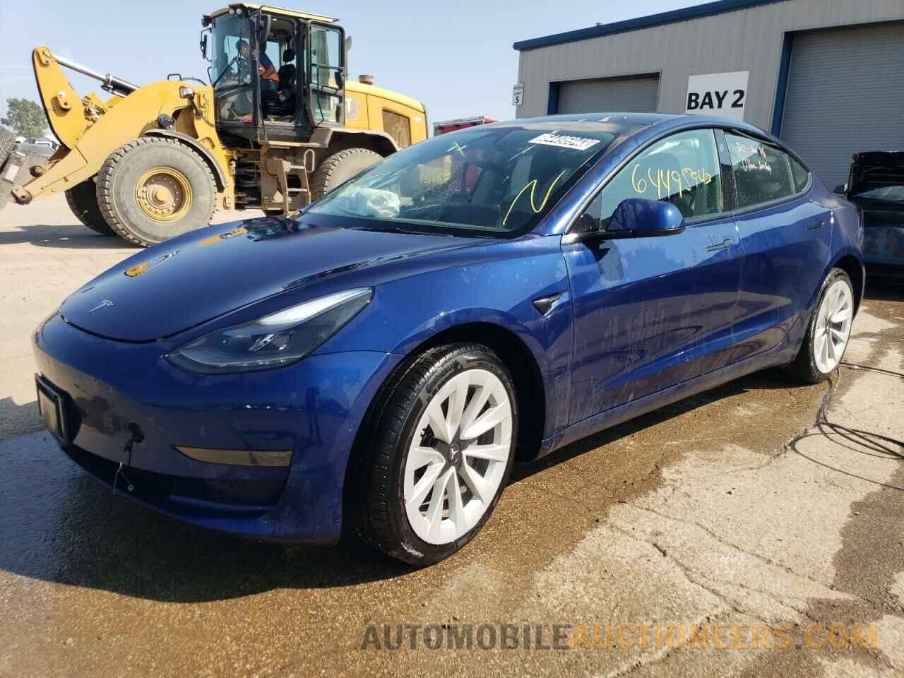 5YJ3E1EA1NF304260 TESLA MODEL 3 2022