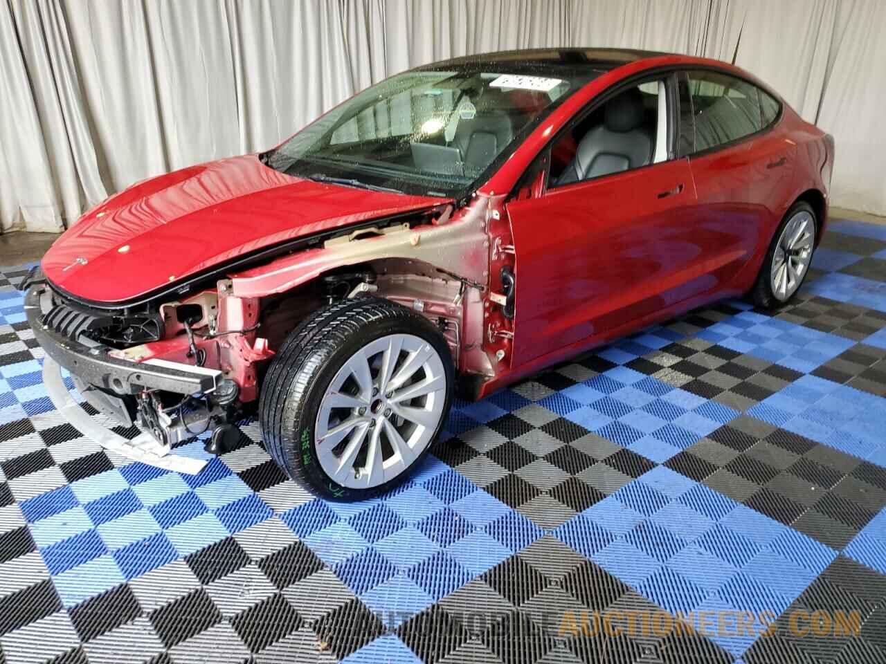 5YJ3E1EA1NF304758 TESLA MODEL 3 2022