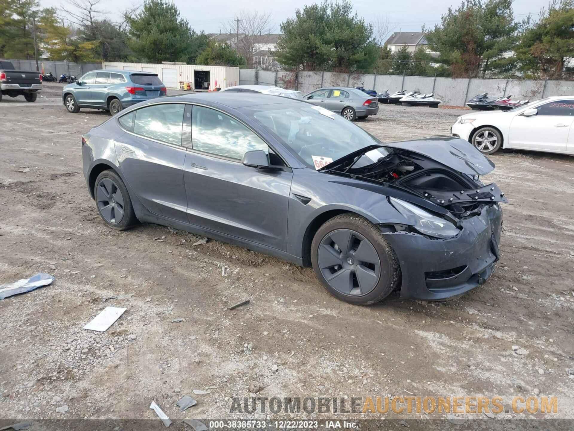 5YJ3E1EA1NF340093 TESLA MODEL 3 2022