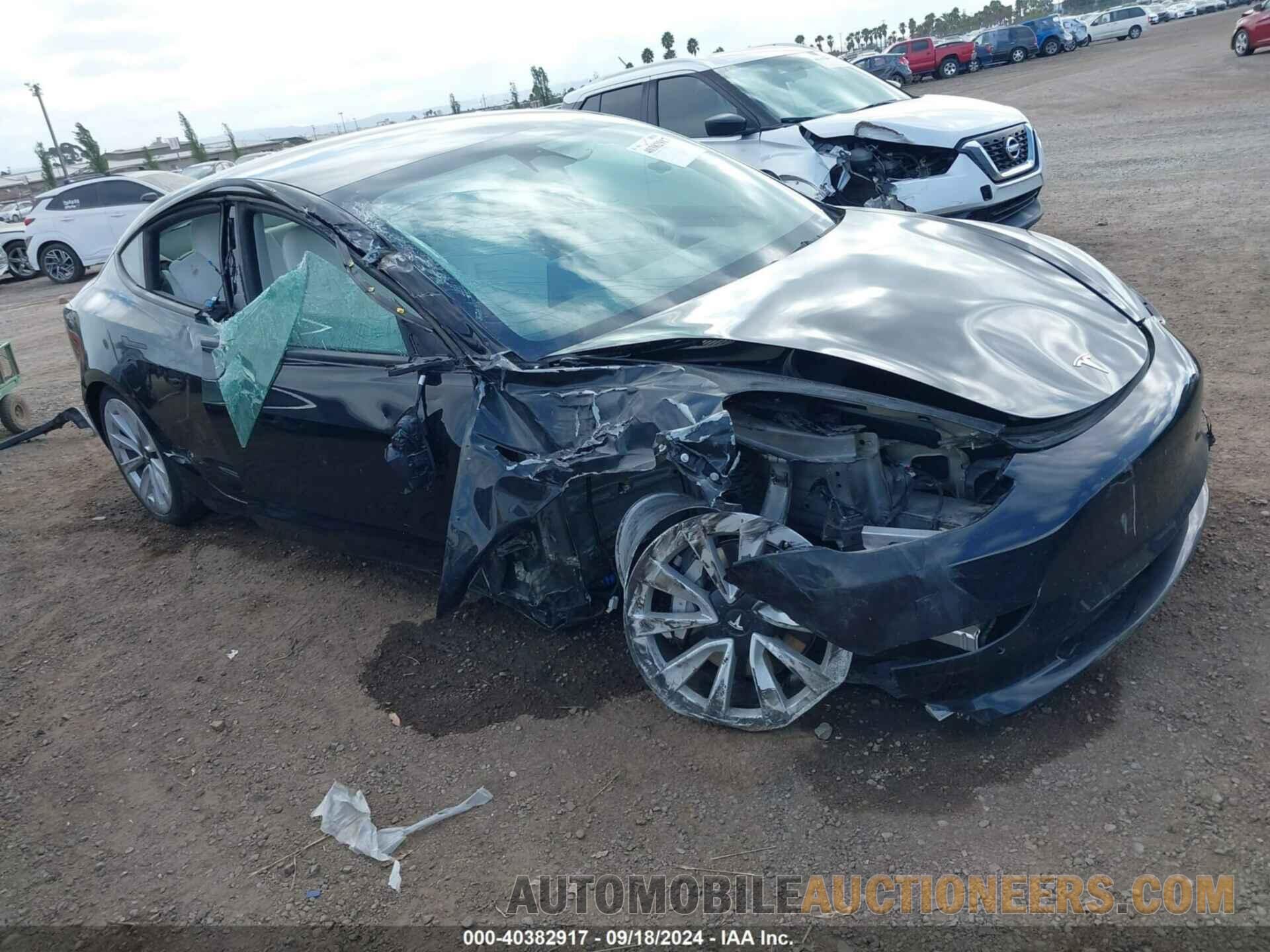 5YJ3E1EA1NF360103 TESLA MODEL 3 2022