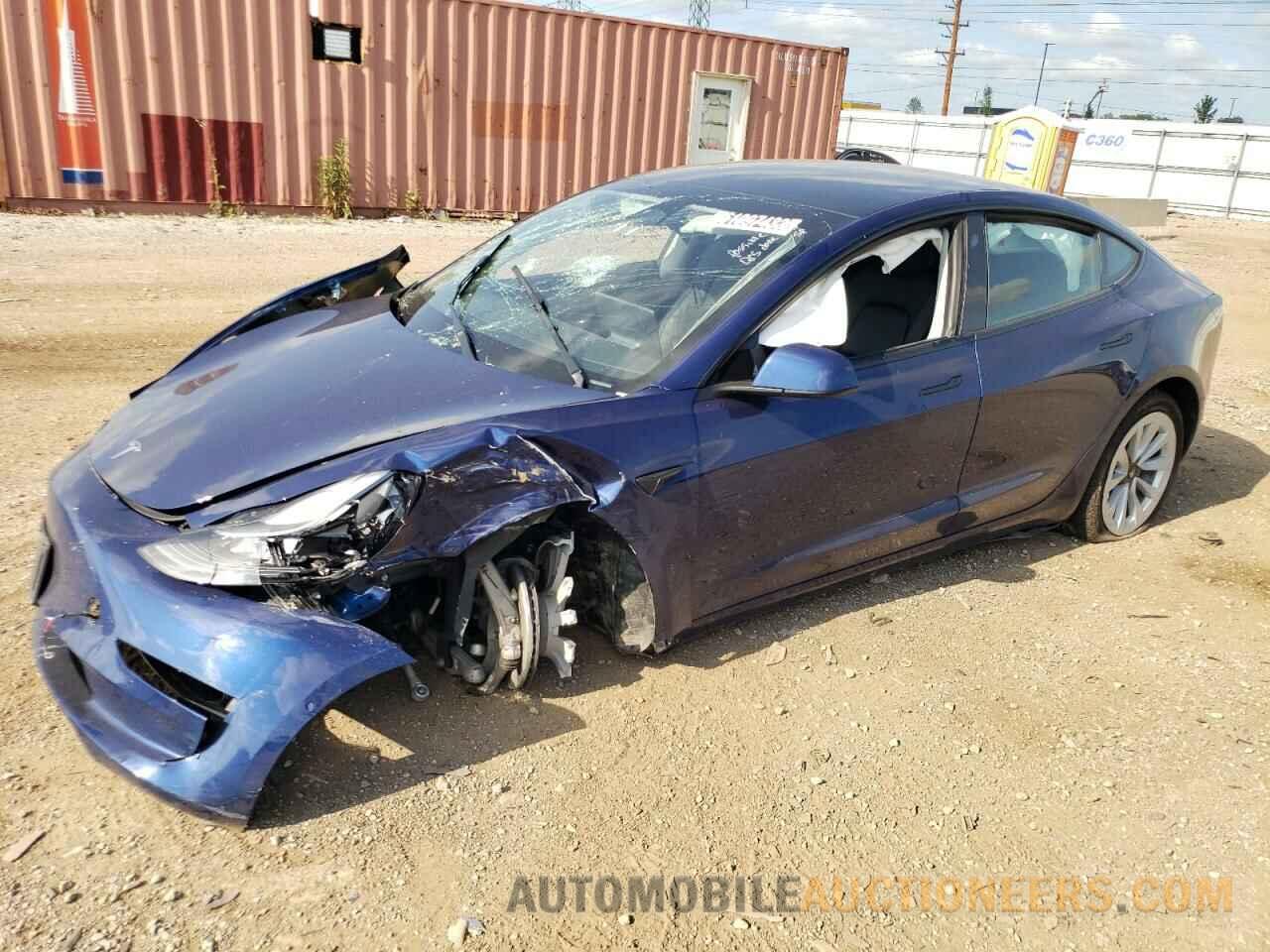 5YJ3E1EA1NF368928 TESLA MODEL 3 2022