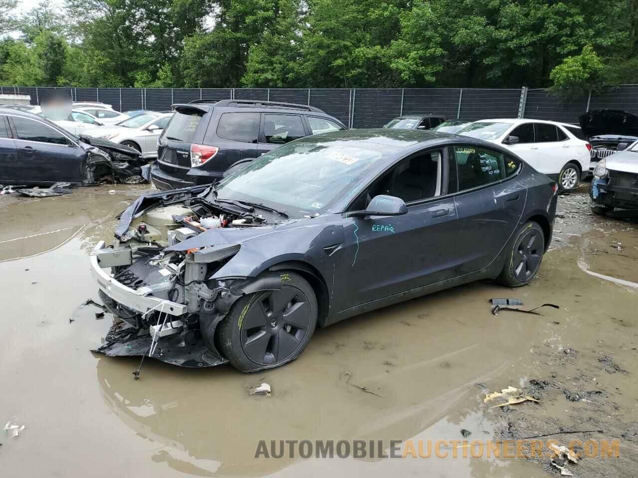 5YJ3E1EA1NF369092 TESLA MODEL 3 2022