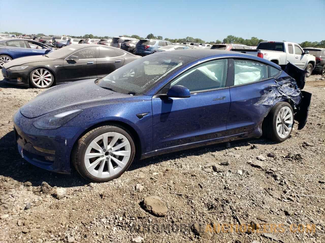 5YJ3E1EA1NF370128 TESLA MODEL 3 2022