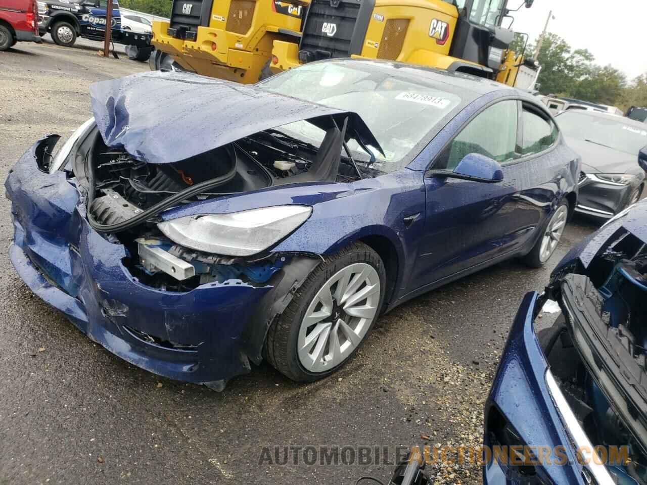 5YJ3E1EA1NF370789 TESLA MODEL 3 2022