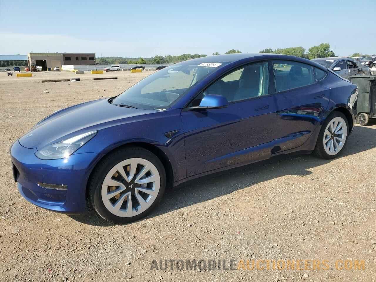 5YJ3E1EA1NF370808 TESLA MODEL 3 2022