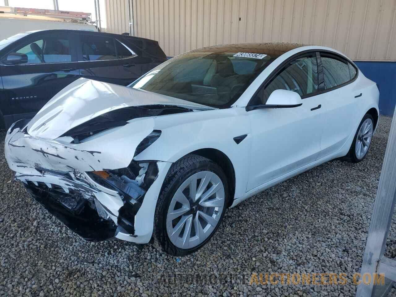 5YJ3E1EA1NF371151 TESLA MODEL 3 2022