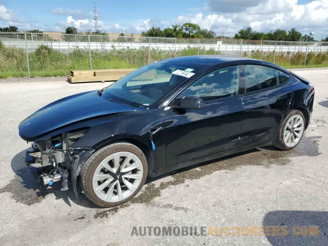 5YJ3E1EA1NF371439 TESLA MODEL 3 2022