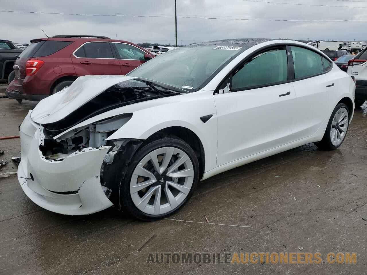 5YJ3E1EA1NF372347 TESLA MODEL 3 2022