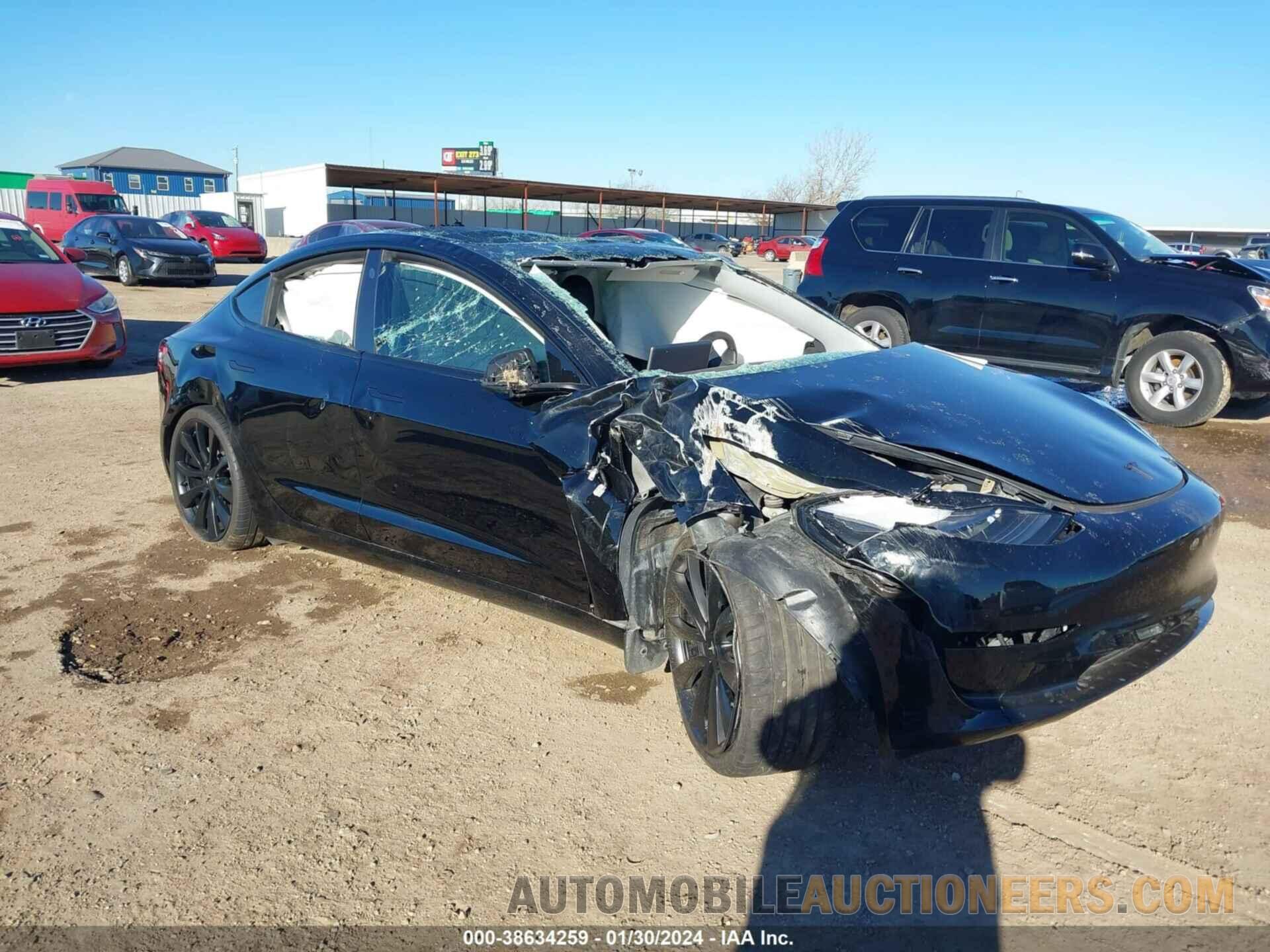 5YJ3E1EA1PF418164 TESLA MODEL 3 2023