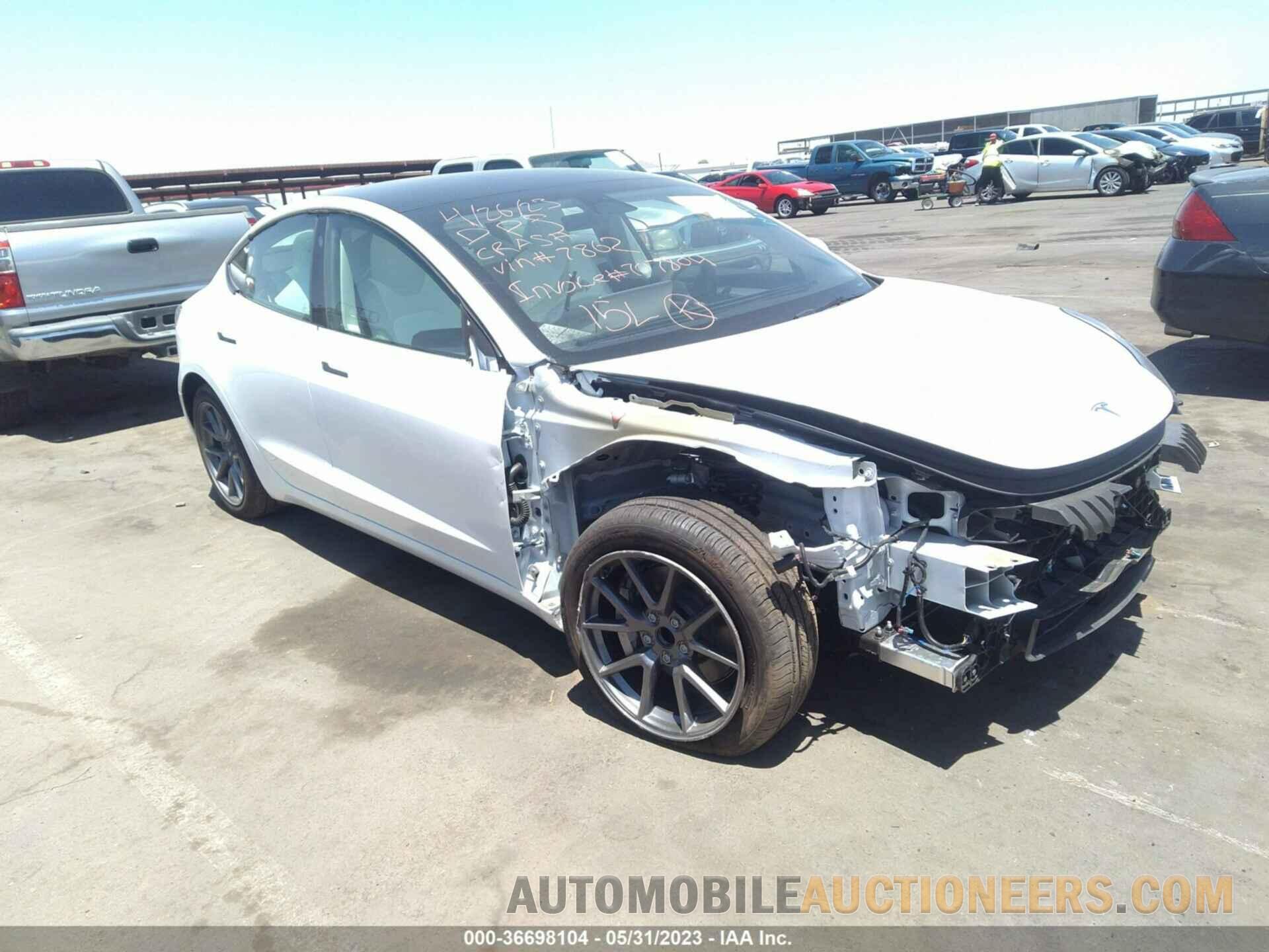 5YJ3E1EA1PF477862 TESLA MODEL 3 2023