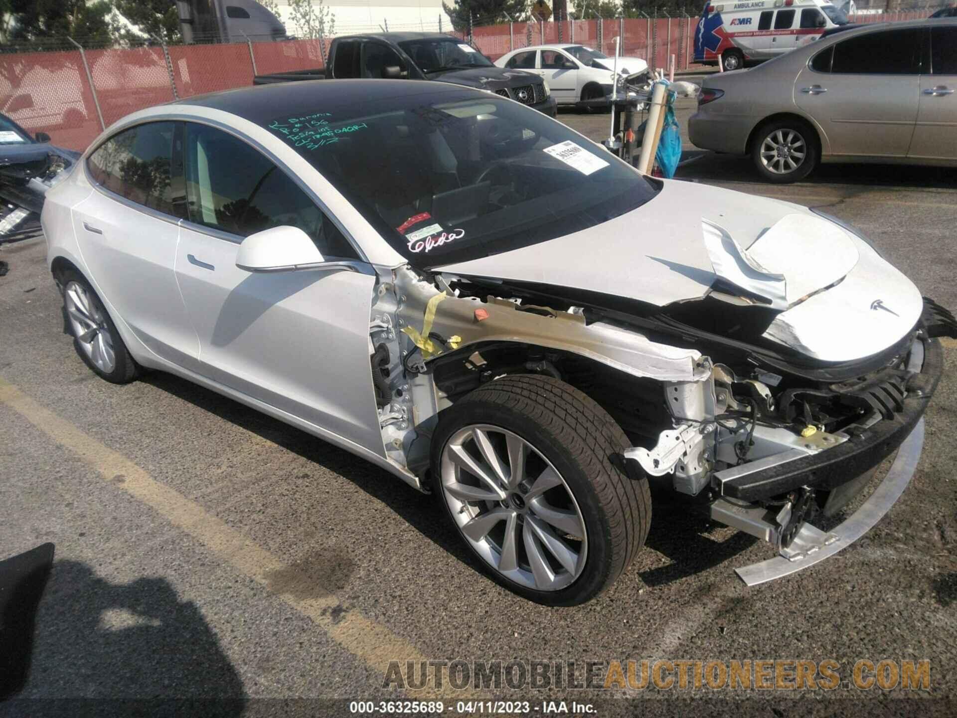 5YJ3E1EA2KF311746 TESLA MODEL 3 2019