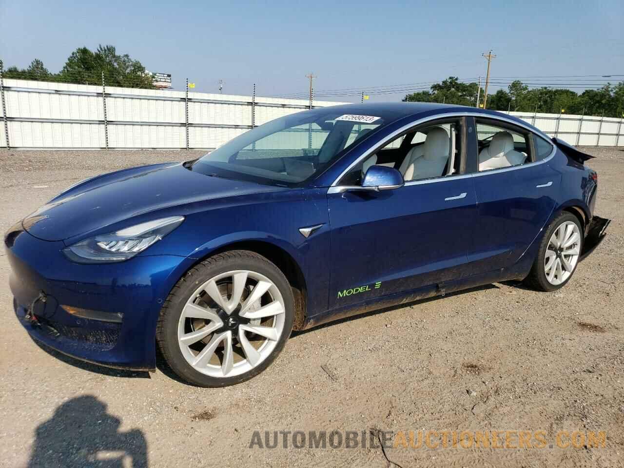 5YJ3E1EA2KF327221 TESLA MODEL 3 2019