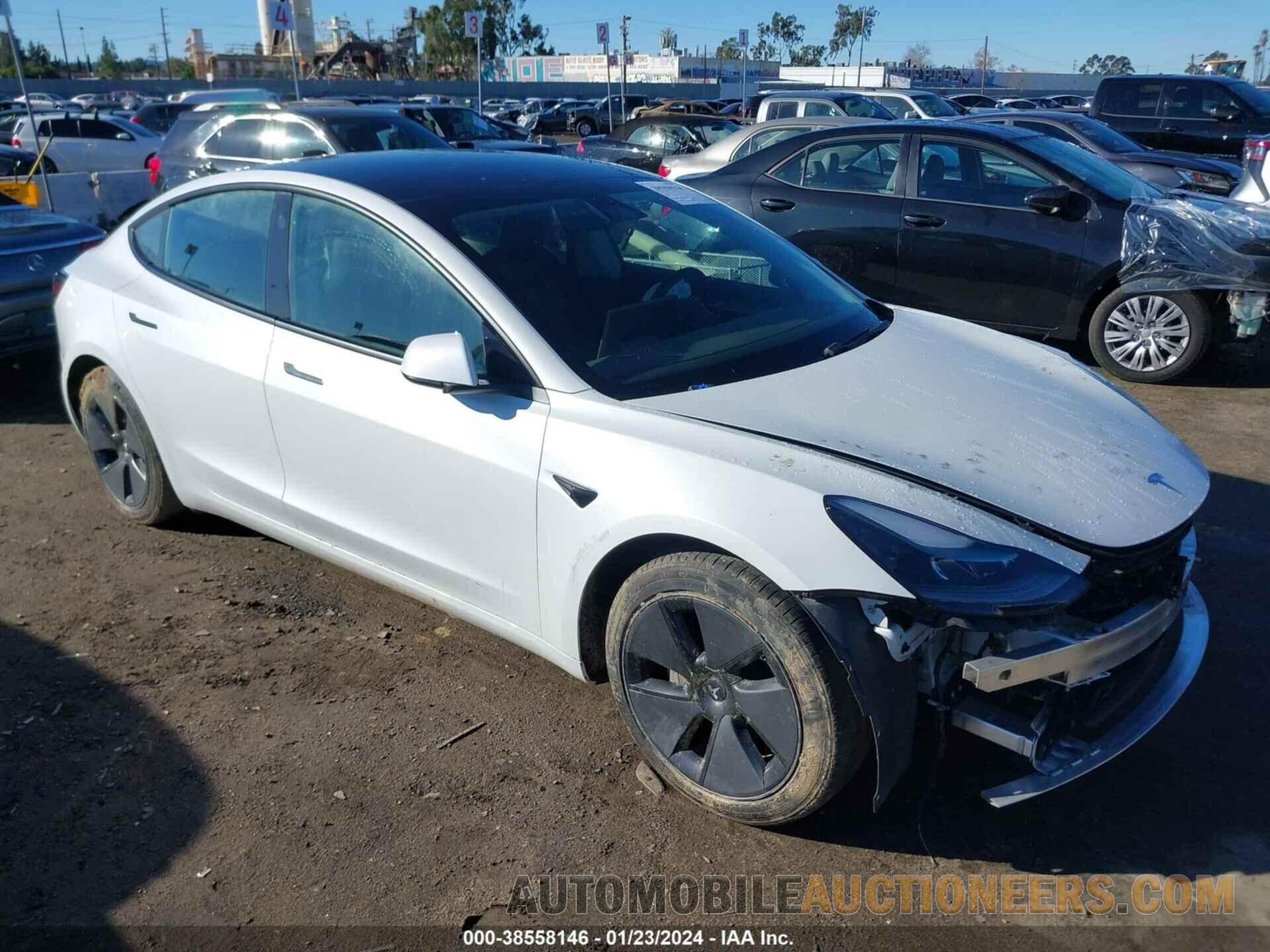 5YJ3E1EA2MF003494 TESLA MODEL 3 2021