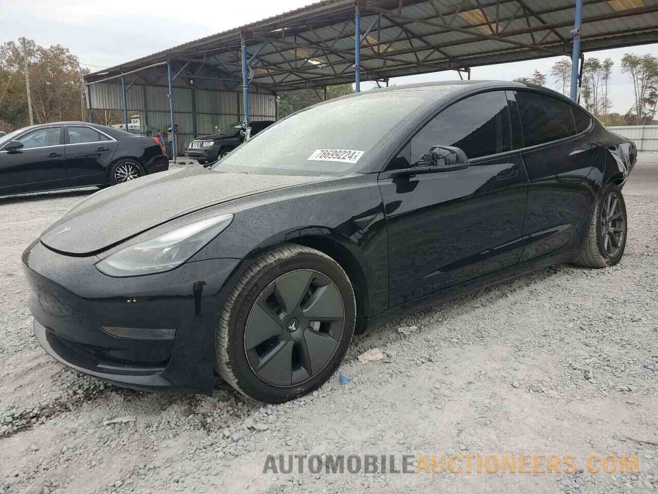 5YJ3E1EA2MF016391 TESLA MODEL 3 2021