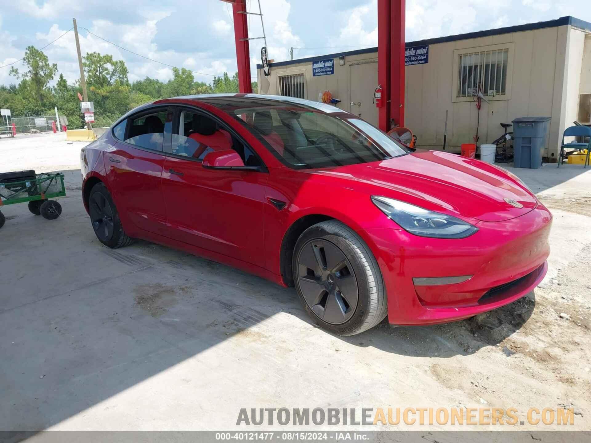 5YJ3E1EA2MF047012 TESLA MODEL 3 2021