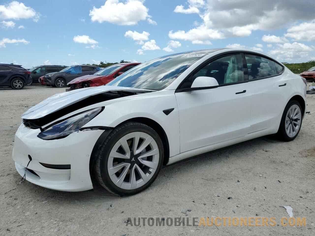 5YJ3E1EA2MF047723 TESLA MODEL 3 2021