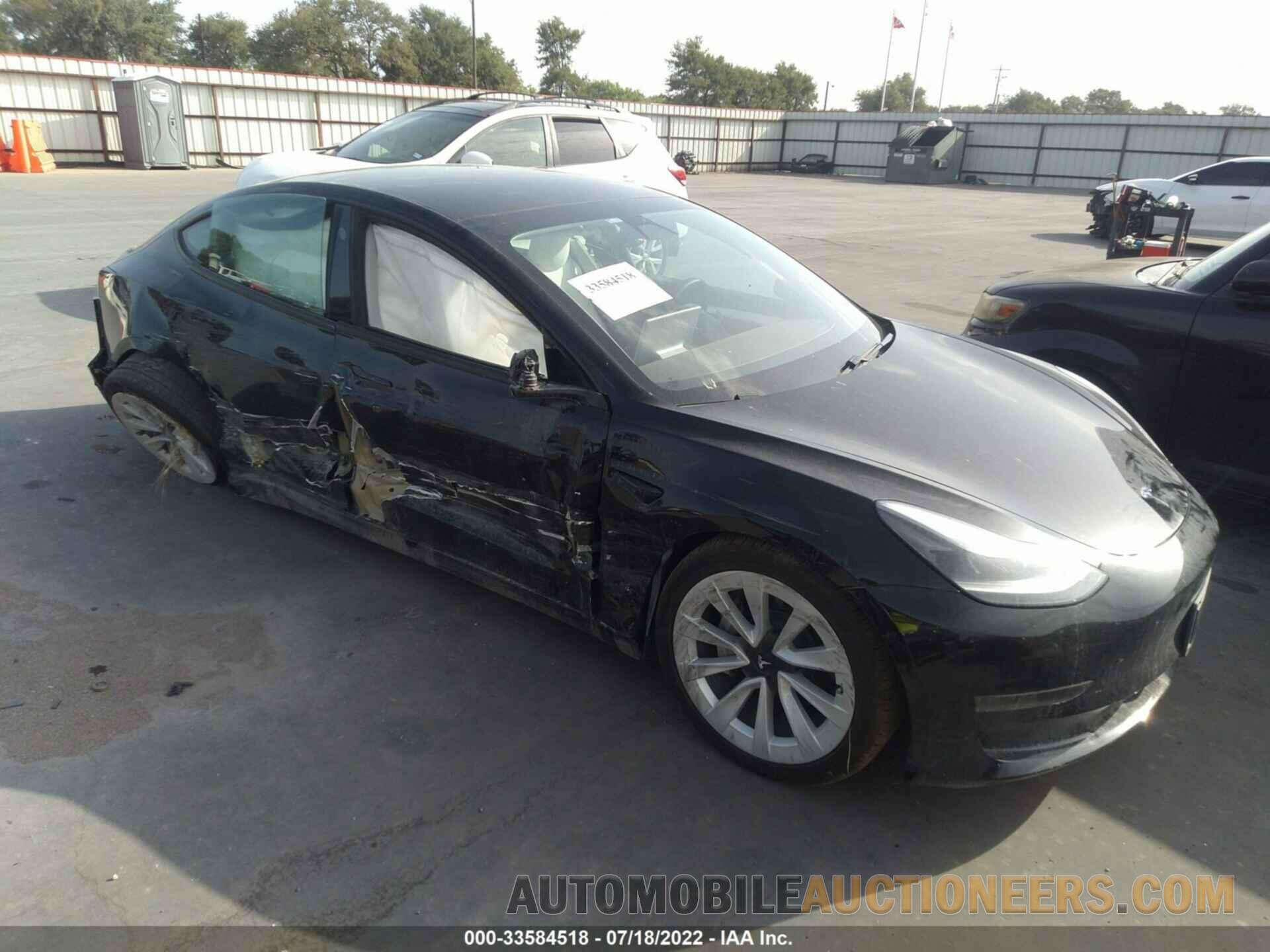 5YJ3E1EA2MF047821 TESLA MODEL 3 2021