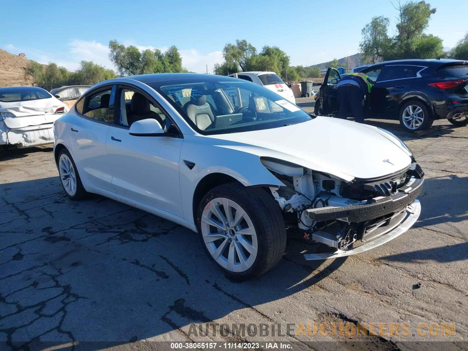 5YJ3E1EA2MF051383 TESLA MODEL 3 2021