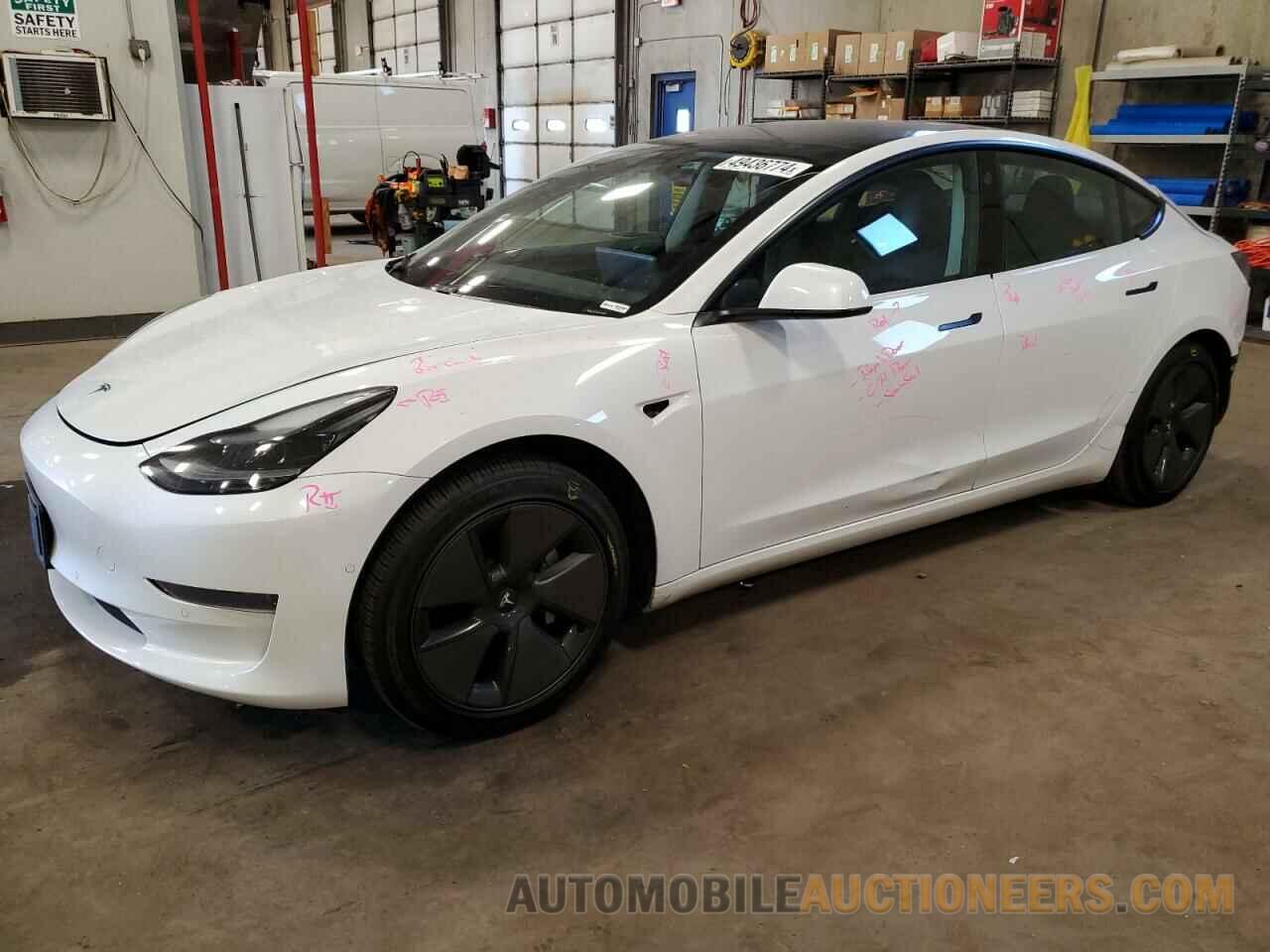 5YJ3E1EA2MF062190 TESLA MODEL 3 2021