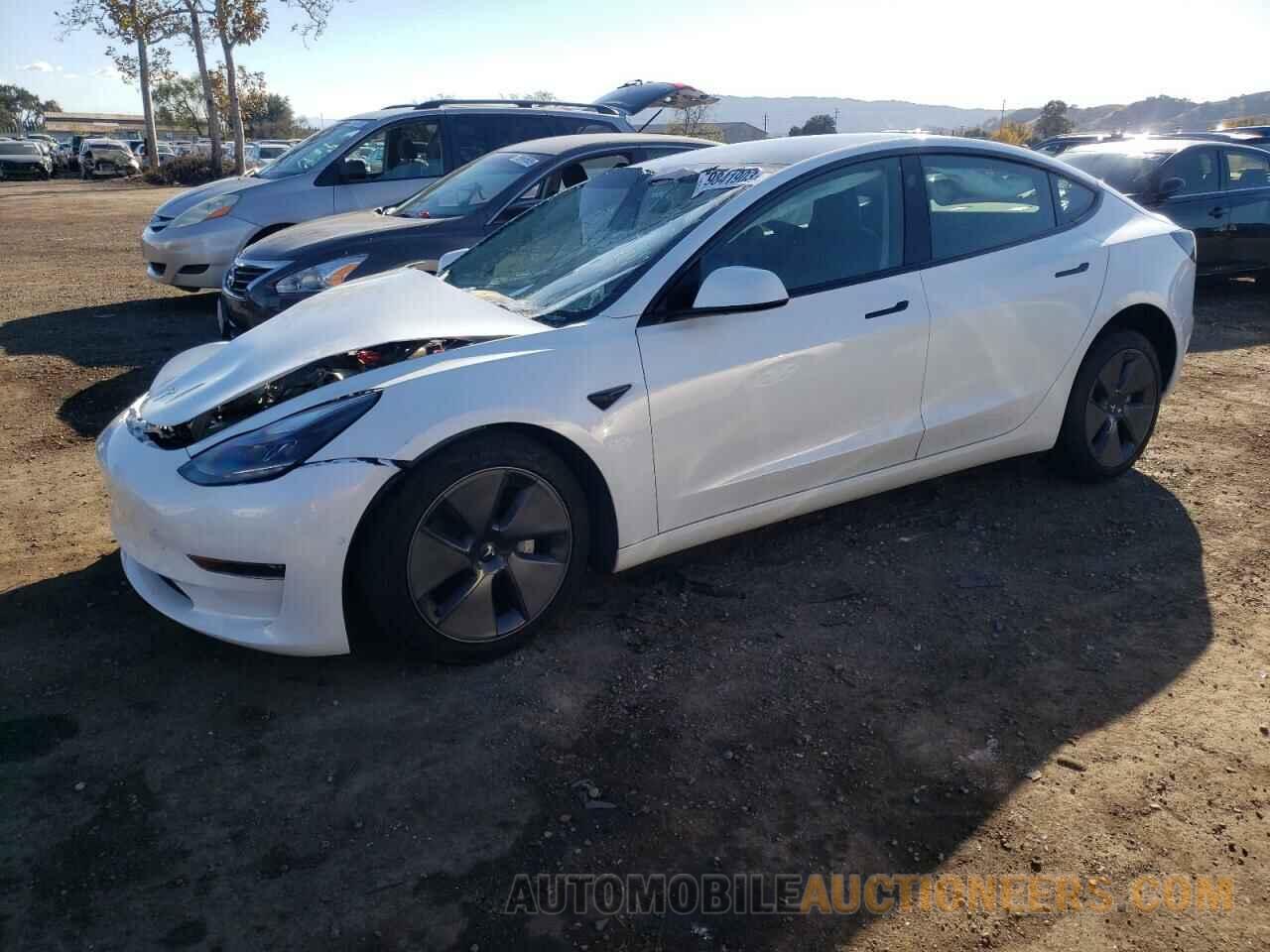 5YJ3E1EA2MF070760 TESLA MODEL 3 2021