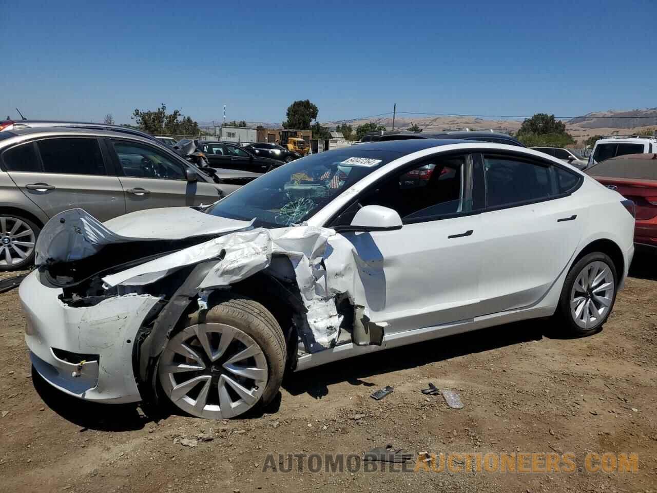 5YJ3E1EA2MF077997 TESLA MODEL 3 2021